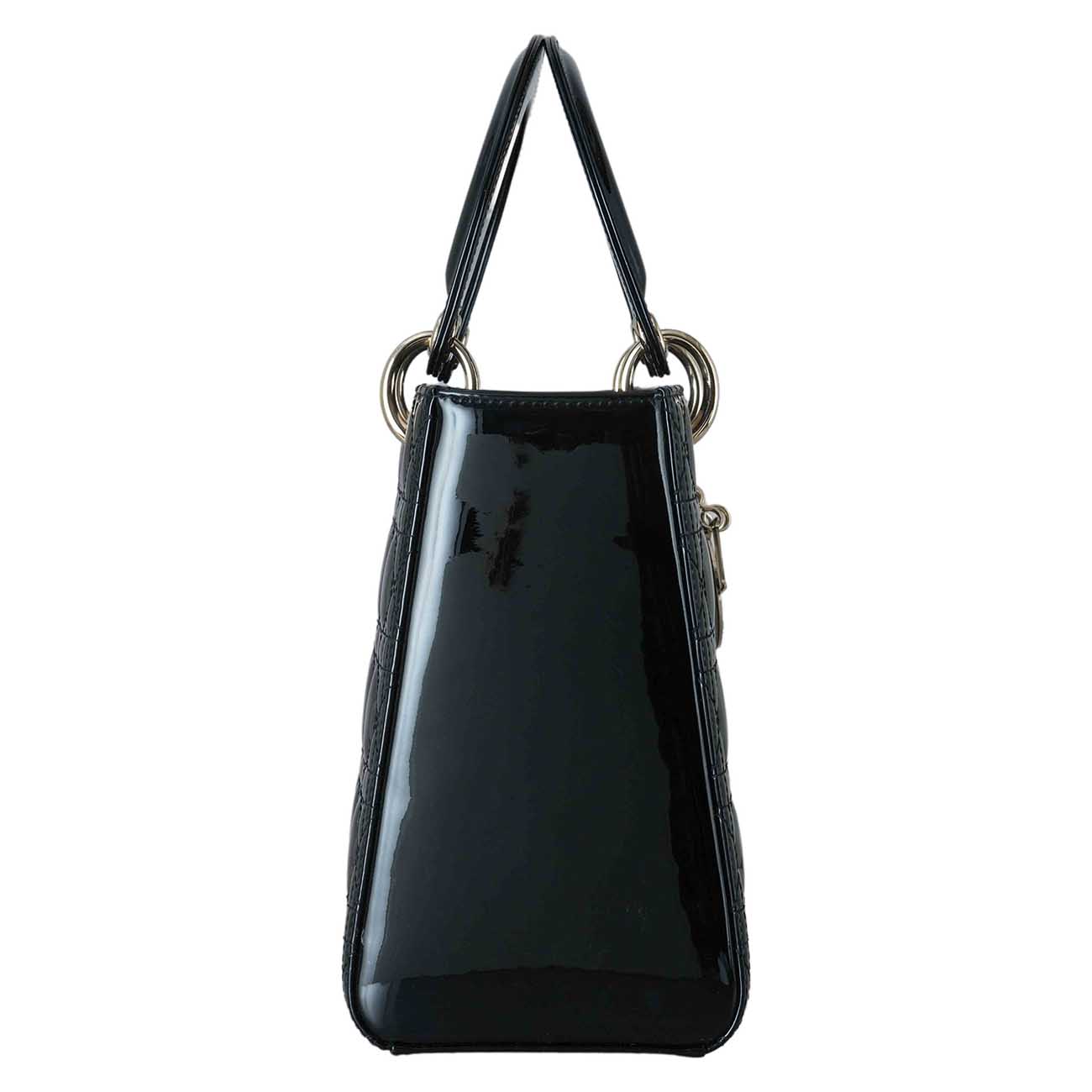 CHRISTIAN DIOR(USED)크리스찬디올 페이던트 레이디디올 미듐 토트 겸 숄더백